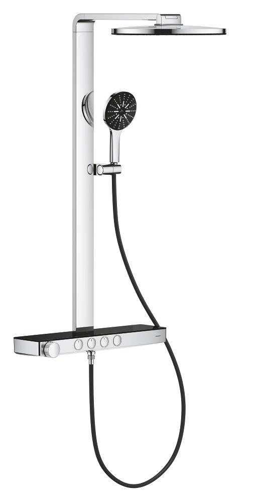 duschsystem mit thermostat zur wandmontage