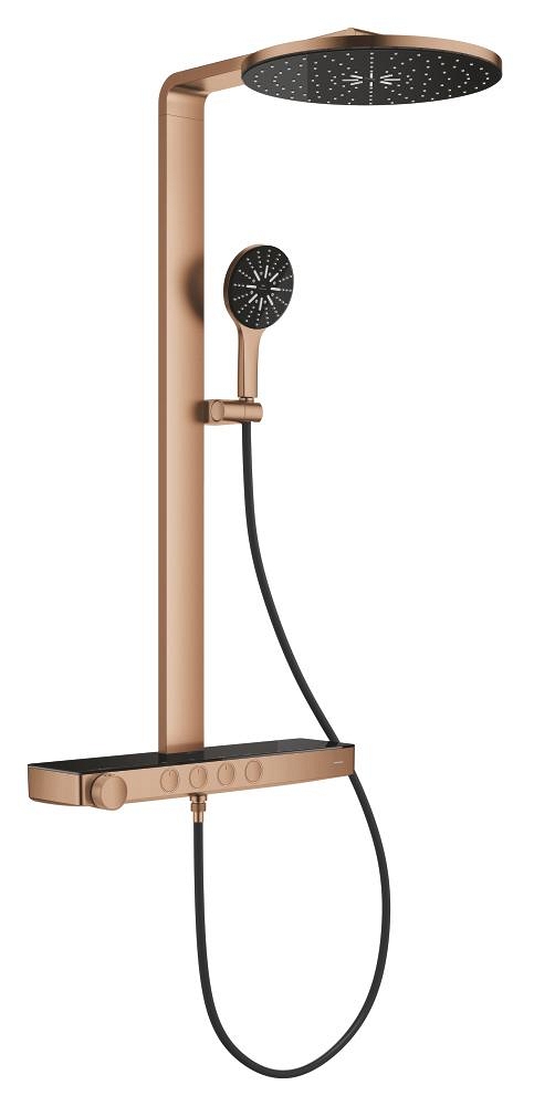duschsystem mit thermostat zur wandmontage