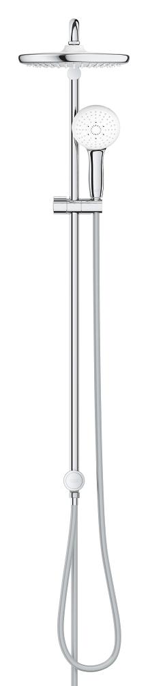 flexibles duschsystem mit umsteller zur wandmontage