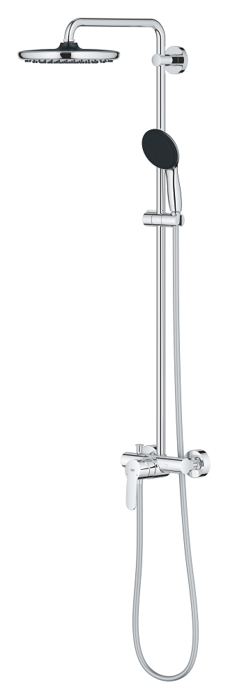duschsystem mit einhebelmischer zur wandmontage