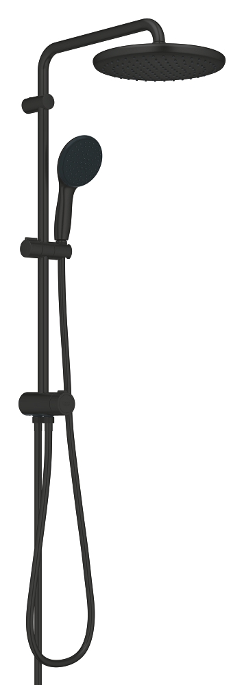 duschsystem mit umsteller – abstand zwischen umsteller und oberer halterung 620 mm