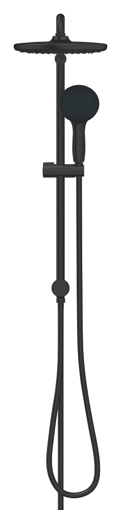 duschsystem mit umsteller – abstand zwischen umsteller und oberer halterung 620 mm