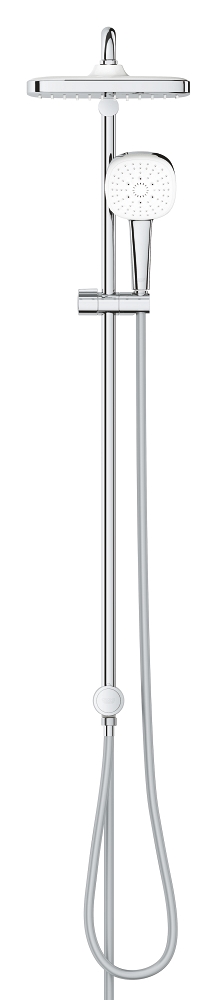 flexibles duschsystem mit umsteller zur wandmontage