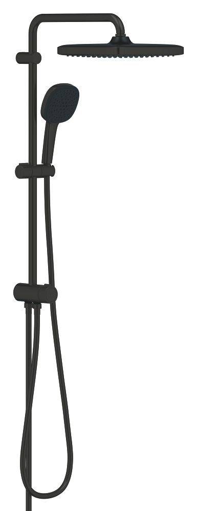 duschsystem mit umsteller – abstand zwischen umsteller und oberer halterung 620 mm