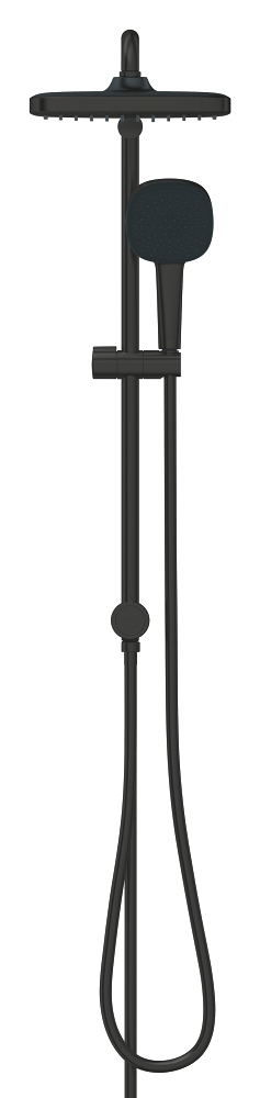 duschsystem mit umsteller – abstand zwischen umsteller und oberer halterung 620 mm
