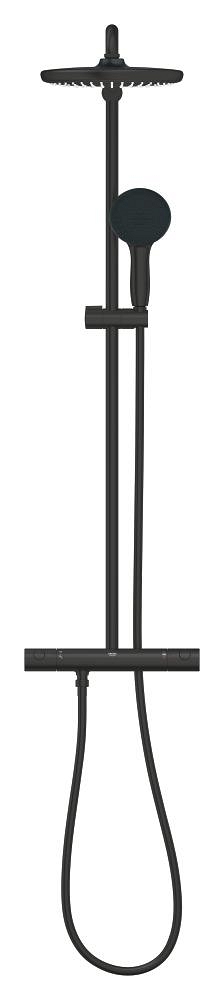 duschsystem mit thermostat 160 cm³ zur wandmontage