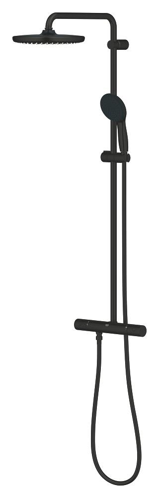 duschsystem mit thermostat 160 cm³ zur wandmontage