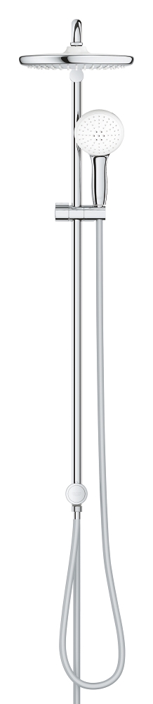 flexibles duschsystem mit umsteller zur wandmontage