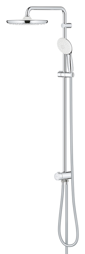 flexibles duschsystem mit umsteller zur wandmontage