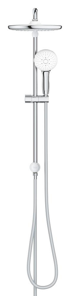 flexibles duschsystem mit umsteller zur wandmontage