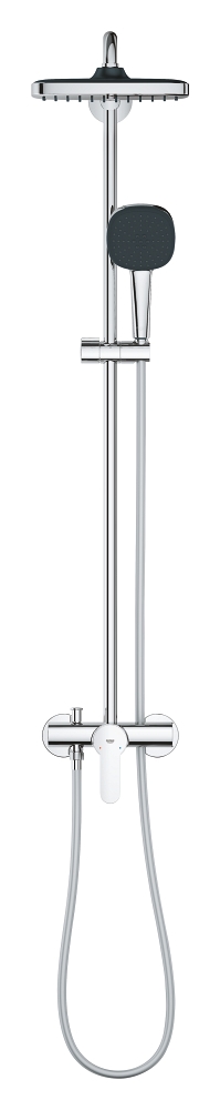 duschsystem mit einhebelmischer zur wandmontage