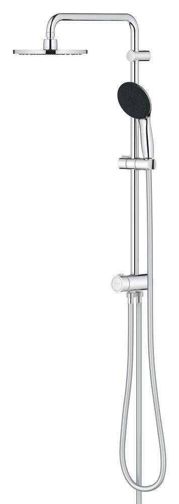 flexibles duschsystem mit umsteller zur wandmontage