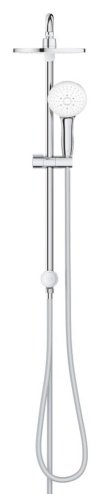 flexibles duschsystem mit umsteller zur wandmontage