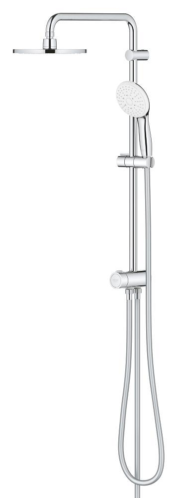 flexibles duschsystem mit umsteller zur wandmontage