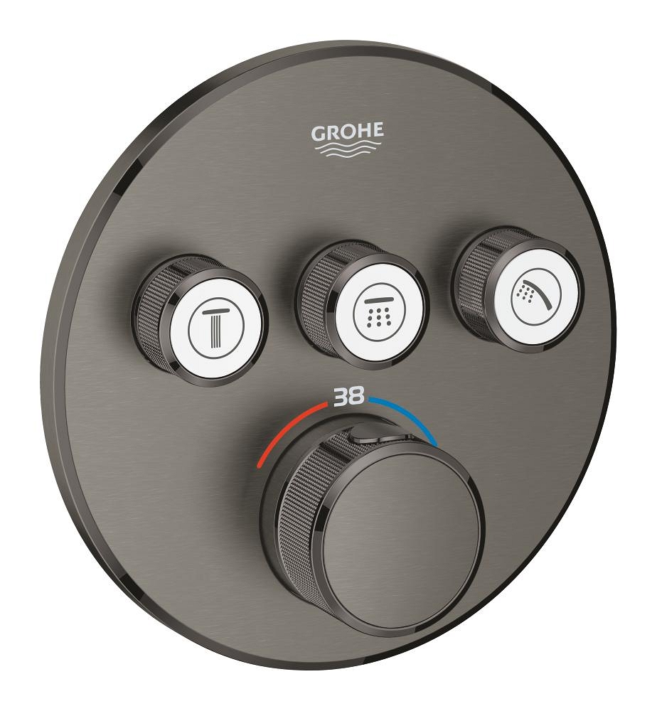 thermostat für unterputzmontage mit 3 ventilen