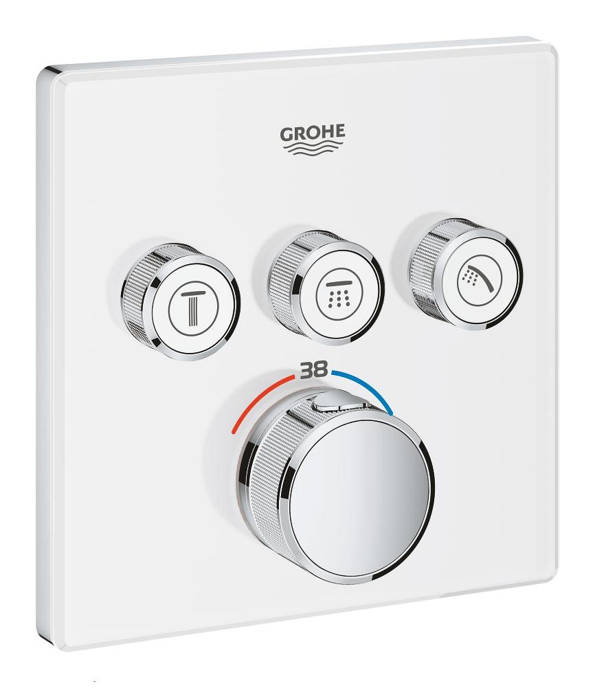 thermostat für unterputzmontage mit 3 ventilen