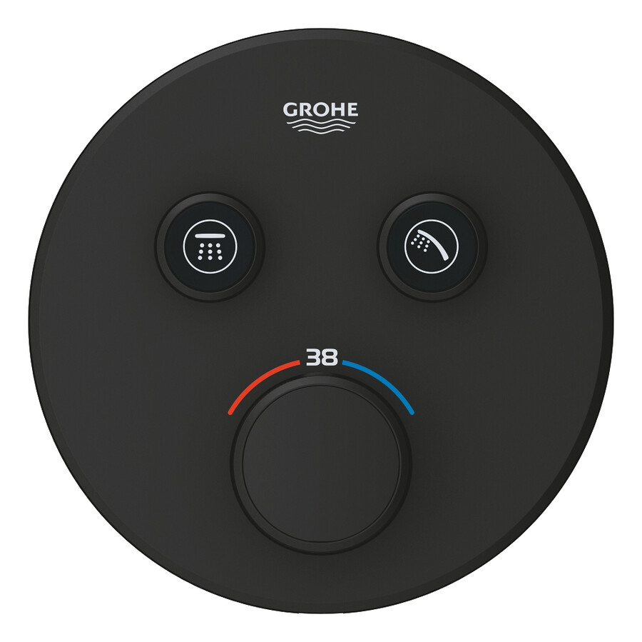 thermostat für unterputzmontage mit 2 ventilen
