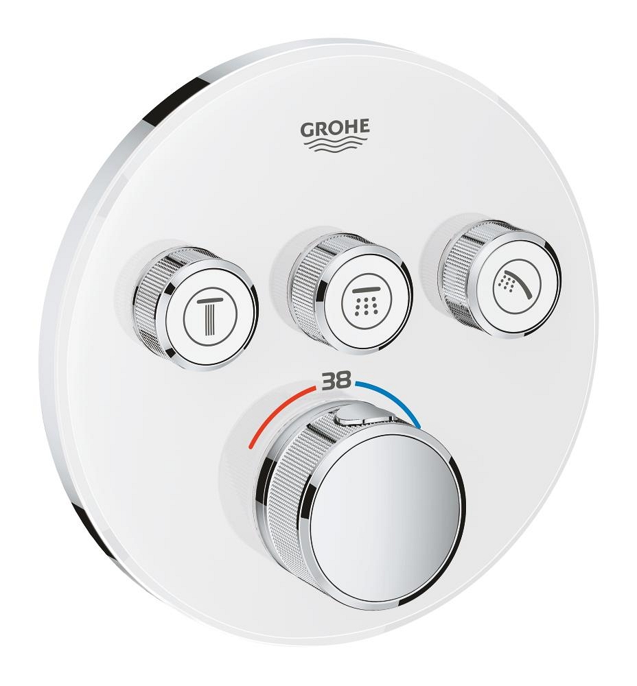 thermostat für unterputzmontage mit 3 ventilen