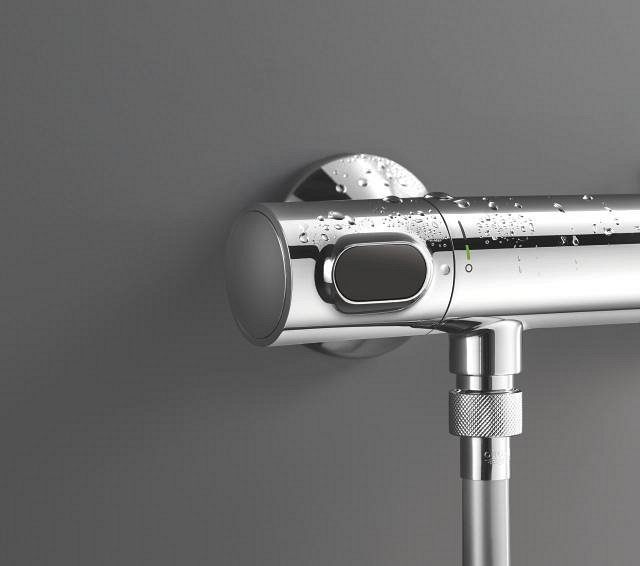 duschstangenset mit thermostat – stange 600 mm