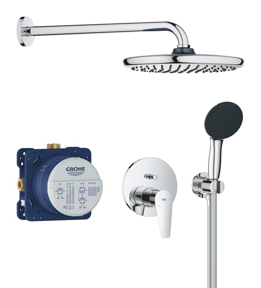 duschsystem – verdeckt – mit vitalio start 250