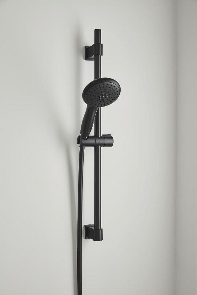 duschstangenset – handbrause mit 2 strahlarten – 110 mm – stange 600 mm