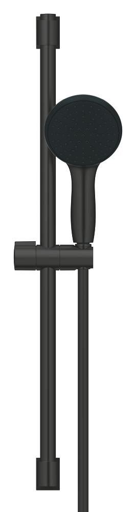 duschstangenset – handbrause mit 2 strahlarten – 110 mm – stange 600 mm