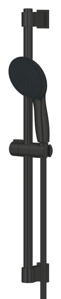duschstangenset – handbrause mit 2 strahlarten – 110 mm – stange 600 mm