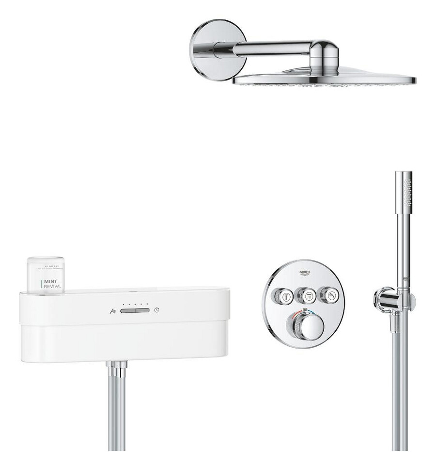 verdecktes duschsystem