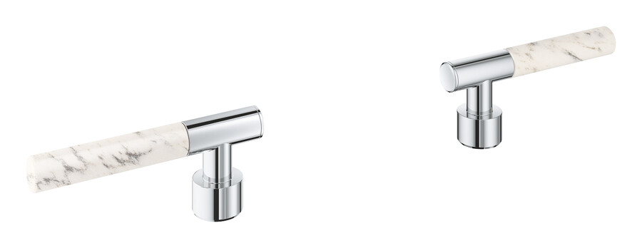 stäbe aus dem material white attica caesarstone