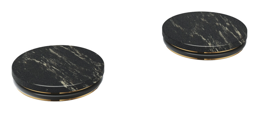 einlegearbeiten aus caesarstone-material vanilla noir