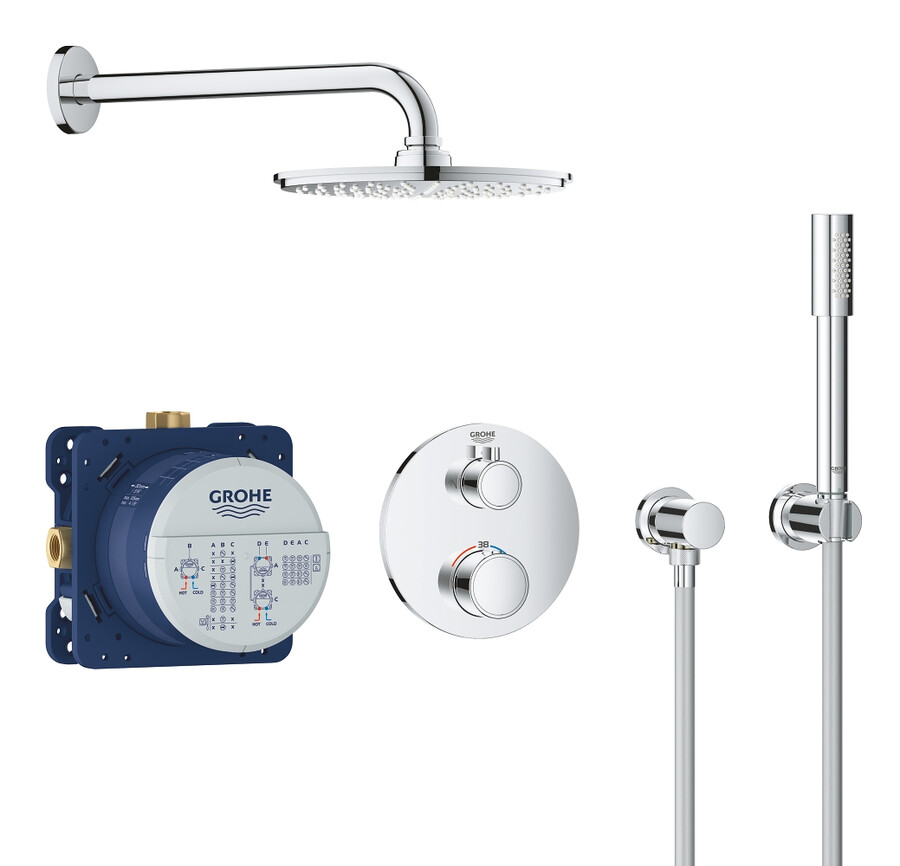 das perfekte duschset mit rainshower cosmopolitan 210