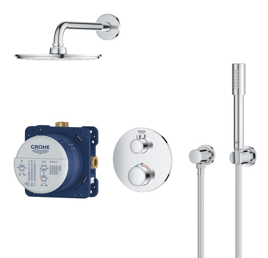 das perfekte duschset mit rainshower cosmopolitan 210