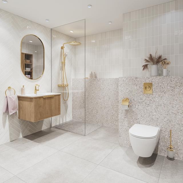 wc-bürstenset – wandmontage